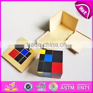 2017 New Design Educational Blocks Wooden Montessori Toddler Materials W12F016 thumbnail-2