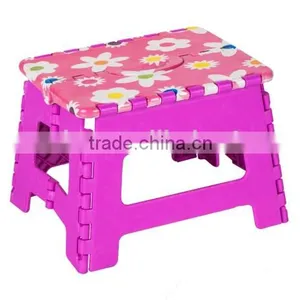 2015 Hot Sale Promonitional Printing Beautiful Flower Foldable Stool thumbnail-1