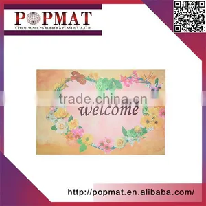 Company Welcome Logo High Quality Door Mat Rubber Floor Mat thumbnail-1