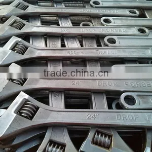 300mm Dipped Handle Adjustable Wrench(Nickel-Plated&boxed) thumbnail-1