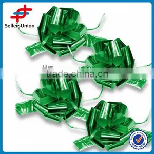 3.5cm Green Small Decoration Plastic Flower Sticker thumbnail-1