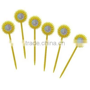 Sunflower Reflective Stake Set With Bird Scare Label thumbnail-1