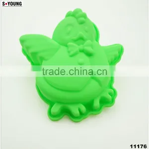 11176 Customized Silicone Chicken Shaped Cake Mould thumbnail-1