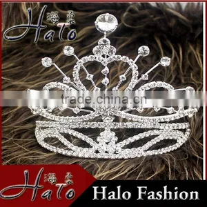 Halo Fashion Rhinestone Wedding Hair Jewelry Bridal Hairbands Beautiful Tiaras thumbnail-1