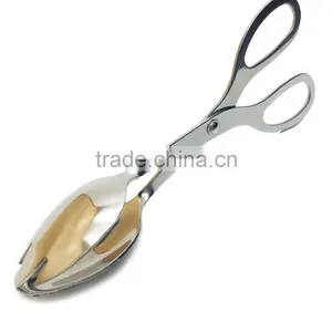 10" Kitchen Tools Stainless Steel Food Tong Salad Tong thumbnail-1