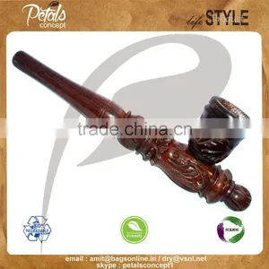 2017 hi Quality Hot Selling Popular Ebony Wood Smoking Pipe thumbnail-1