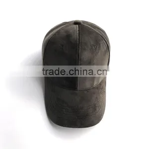 Blank Suede Baseball Cap With Your Own Deisgn thumbnail-2