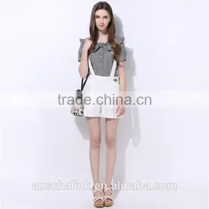 Personalized Summer Ladies Short Pants Suspenders Fashion Design thumbnail-5