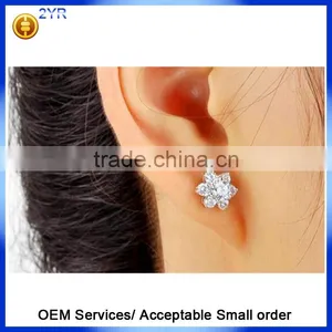 Aaa Cubic Zirconia Earring Classic 925 Streling Silver Stud Earring thumbnail-6