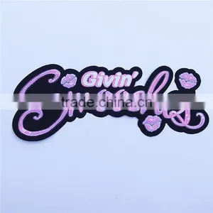 2017 Hot Sales Letter Sequins Patch Applique Embroidery thumbnail-3