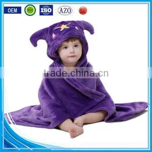Cuddle Snuggle Embroidered Custom Terry Animal Shaped Baby Plush Blanket/wholesale Organic Cotton Baby Blanket With Hood thumbnail-6