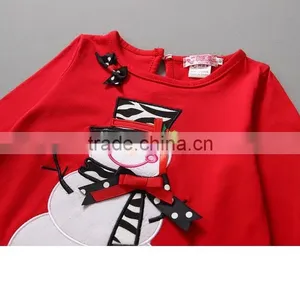 Wholesale Children Boutique Clothing/ Latest Fashion Baby Girls Ruffle Christmas Clothes thumbnail-6
