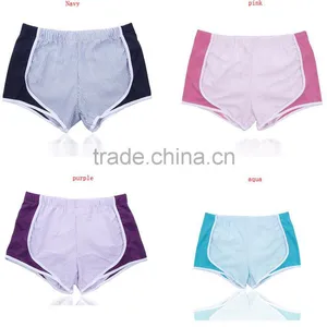 Preppy Monogram Seersucker Running Shorts thumbnail-6