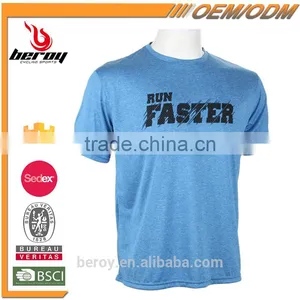 BEROY Custom Short Sleeve Running T-shirt, Breathable Athletic Wear for Men thumbnail-1