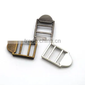 15mm Metal Alloy Adjustable Buckle Bag Backpack Luggage Slide Buckle Nickle/black/bronze BK-080 thumbnail-1