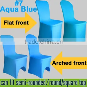 FACTORY SUPPLY 100pcs per Lot BIG DISCOUNT WHITE Spandex Chair Cover for Weddings Banquet Chair Cover thumbnail-5