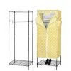 Fabric Wardrobe With Side Pockets thumbnail-1