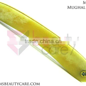 Titanium Coated Straight Razor With Bone Handle thumbnail-3