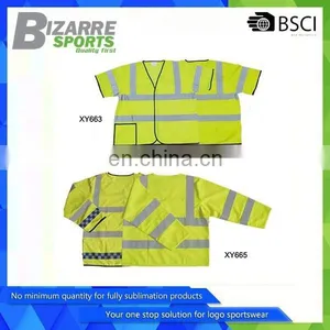 Customized Yellow Green Reflective Safety Vest thumbnail-5