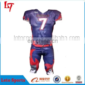 Polyester Spandex Custom Sublimated Senators Camo American Football Uniform thumbnail-1