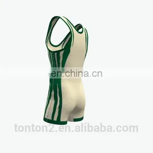 OEM Custom Logo Cheapest Price Summer Men Casual Design 100% Organic Cotton Wrestling Singlet thumbnail-3