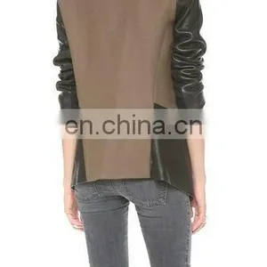 New Arrival Cheap Sexy Leather Women Jackets thumbnail-4