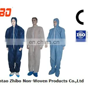 Disposable Non Woven Microporous Surgical Medical Coverall thumbnail-1