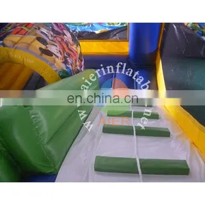 Inflatable Castle 5 In1 Combo,inflatable Bouncy Castle Combo,Cartoon Mickey Mouse Inflatable Funland thumbnail-1