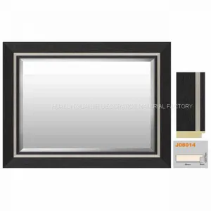 J08014 Wholesale Modern Popular Wall Mirrors,Fancy Plastic Wall Mirrors for Hotel Project thumbnail-2