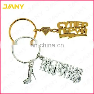 Promotion Gift Logo Custom Metal Letter Keychains thumbnail-1