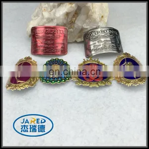 Factory Price Custom Luxury Metal Two Tone Color Printed 3d Wine Emblem Label With Good Sticker thumbnail-5