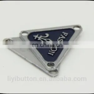 Fashional Decorative Metal Plate With Enamel Handbag Logo Metal Plate thumbnail-5