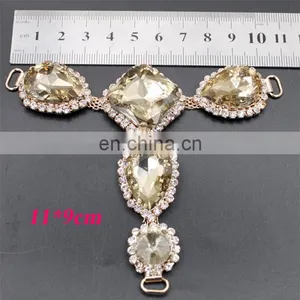 New Designs Chain Style Rhinestone Shoe Accessories Footwear Decoration thumbnail-2