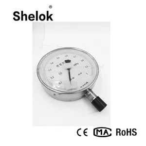 High Precision Stainless Steel Pressure Gauge Manometer Price thumbnail-1