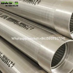 API STC Stainless Steel 304 1.5mm Slot Wire Wrapped Rod Based Water Well Screens thumbnail-2