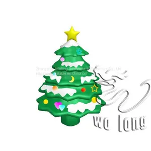 Outdoor Christmas Inflatable Decoration , Inflatable Christmas Color Tree for Sale thumbnail-1
