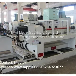Cast Iron Body Plywood Veneer CNC Spindleless Rotary Peeling-Clipping Lathe Machine thumbnail-1