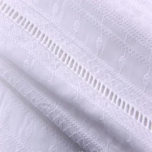 Lace Cotton Dress Embroidered Fabric Embroidery thumbnail-3