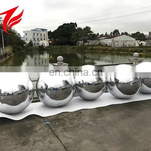 Advertising Silver PVC Inflatable Gold Mirror Balloon thumbnail-3
