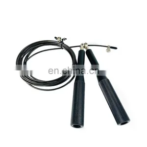 Custom Fitness Weighted Aluminum Jump Rope Bearing Adjustable Skipping Rope thumbnail-2