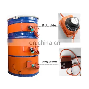 220 v 55 Gallon Flexible Silicone Rubber Oil Drum Band Heating With Controller thumbnail-3