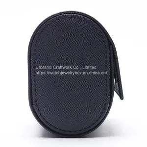 Wholesale Protective Dustproof Leather Watch Storage Box Single Mechanical Leather Watch Bag thumbnail-2