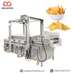 Industrial Corn Chips Fryer Machine Chin Chin Snack Onion Frying Machine thumbnail-3
