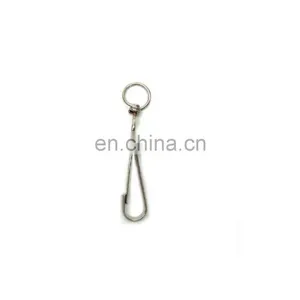 JRSGS Customized High Quality Stainless Steel Swivel Snap Lanyards Zipper Hanging Buckle Keychaine Keyring Accessory thumbnail-2