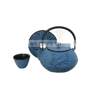 China 1.2 L Cast Iron Teapot Top Quality Chinese Thick Cast Iron Tea Pot With Laser Logo on the Bottom of Teapot thumbnail-1
