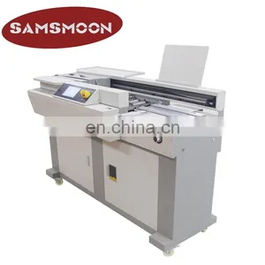 Top Quality Semi-Automatic Large Glue Tank A3 Perfect Exercise Book Hot Glue Binding Machine thumbnail-1