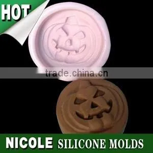 Cheap Handmade Silicone Soap Chocolate Molds R0149 Pumpkin thumbnail-1