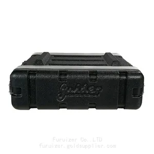 ABS-2UM 12”Waterproof and Stackable Light Weight Plastic Amplifier Aviation Case 2U Flight Rack Case thumbnail-3