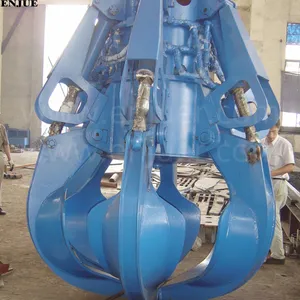 Electro-Hydraulic Orange Peel Grapple Motor Hydraulic Orange Peel Grab Bucket for Scrap thumbnail-5