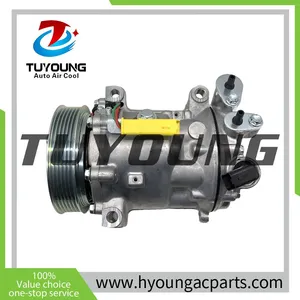 Sd7C16 1300 Auto ac Compressor Citroen C5 Peugeot 607 407 9670022180 6453PM 6453PN 9648138680 765844 TSP0155956 9648238480 96605552 thumbnail-1